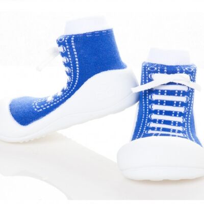 Attipas Sneakers-Blue- ergonomische Baby Lauflernschuhe, atmungsaktive Kinder Hausschuhe ABS Socken Babyschuhe Antirutsch 19
