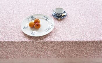 Nappe Floral corail XL 340 x 180 cm 5