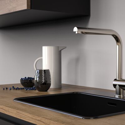 Waterworks kitchen faucet WK 4, stainless steel look