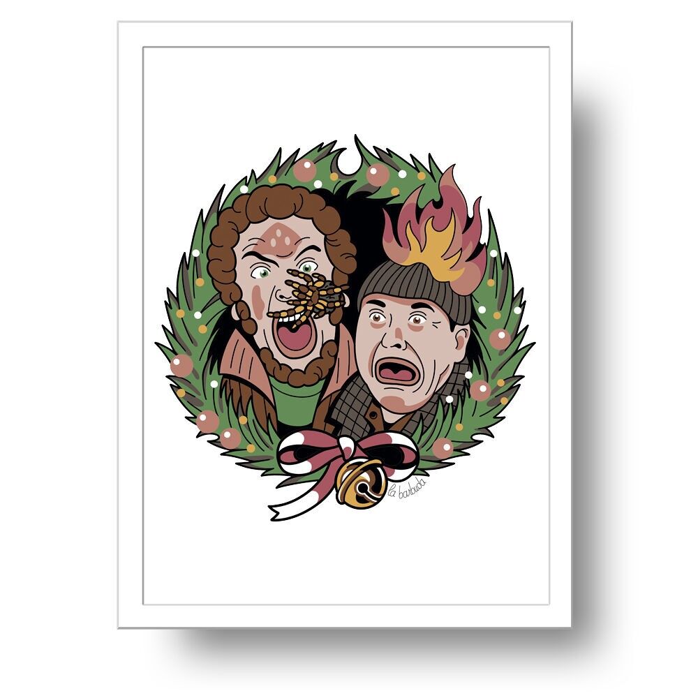 Home Alone Wet Bandits stampa di la barbuda