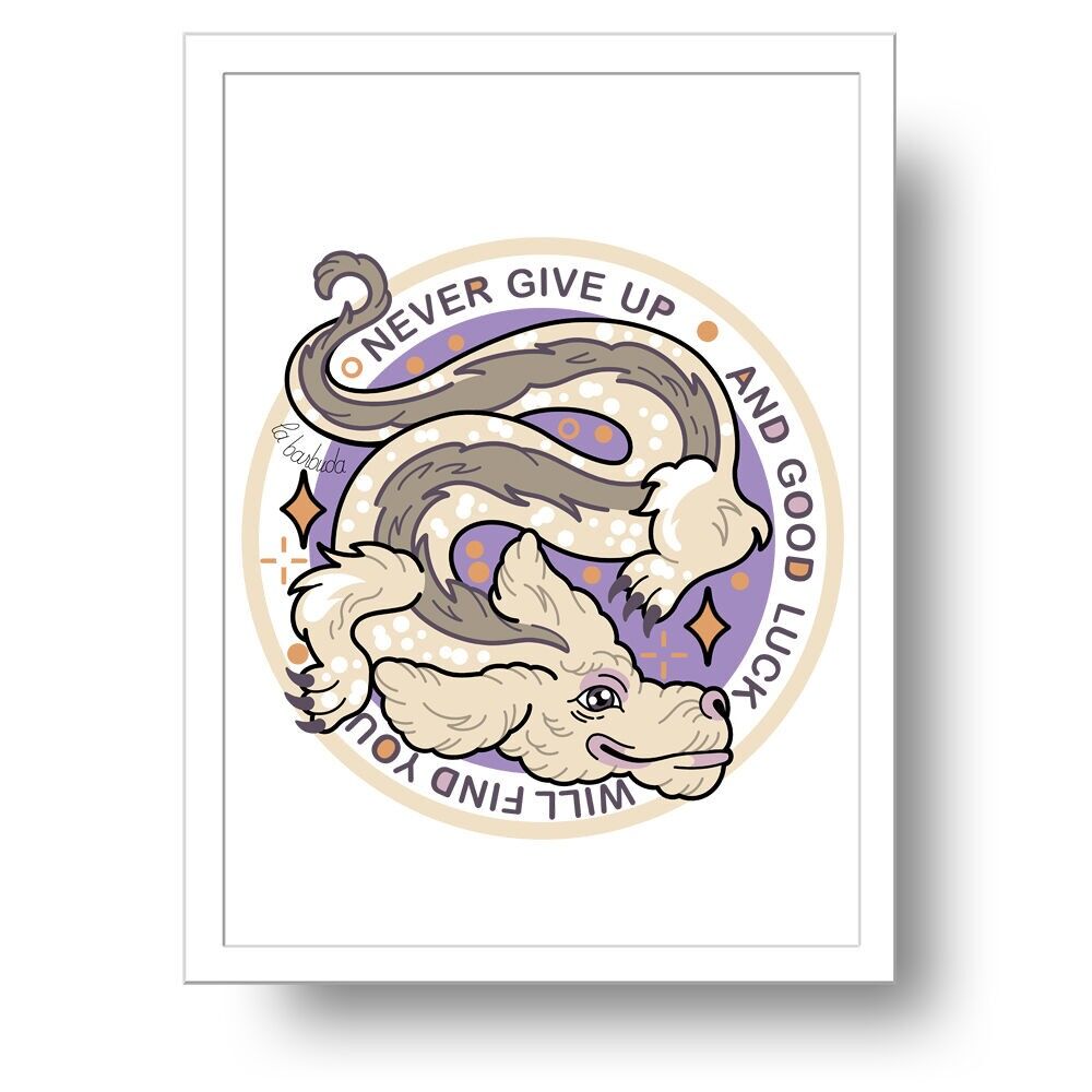 Falkor Neverending Luck Drachendruck von La Barbuda