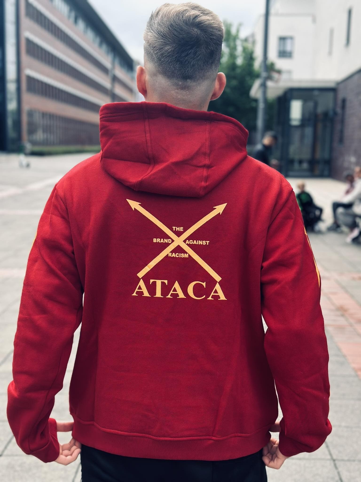 ATACA  HOODIE rot