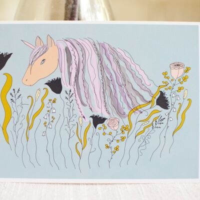 Cartolina unicorno