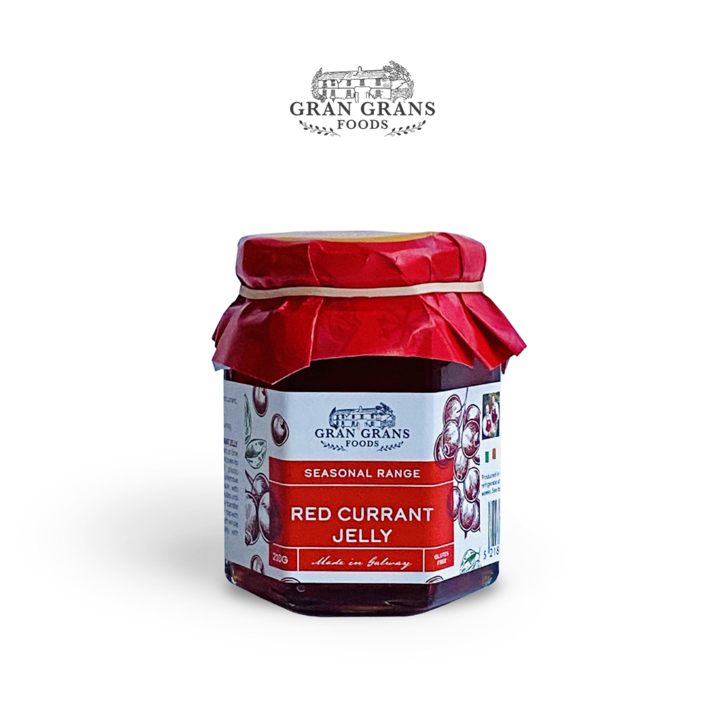 Gelatina frizzante al ribes rosso