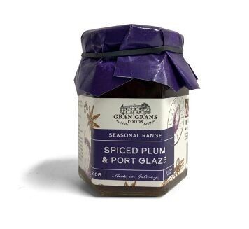 Glassa speziata alla prugna e al porto