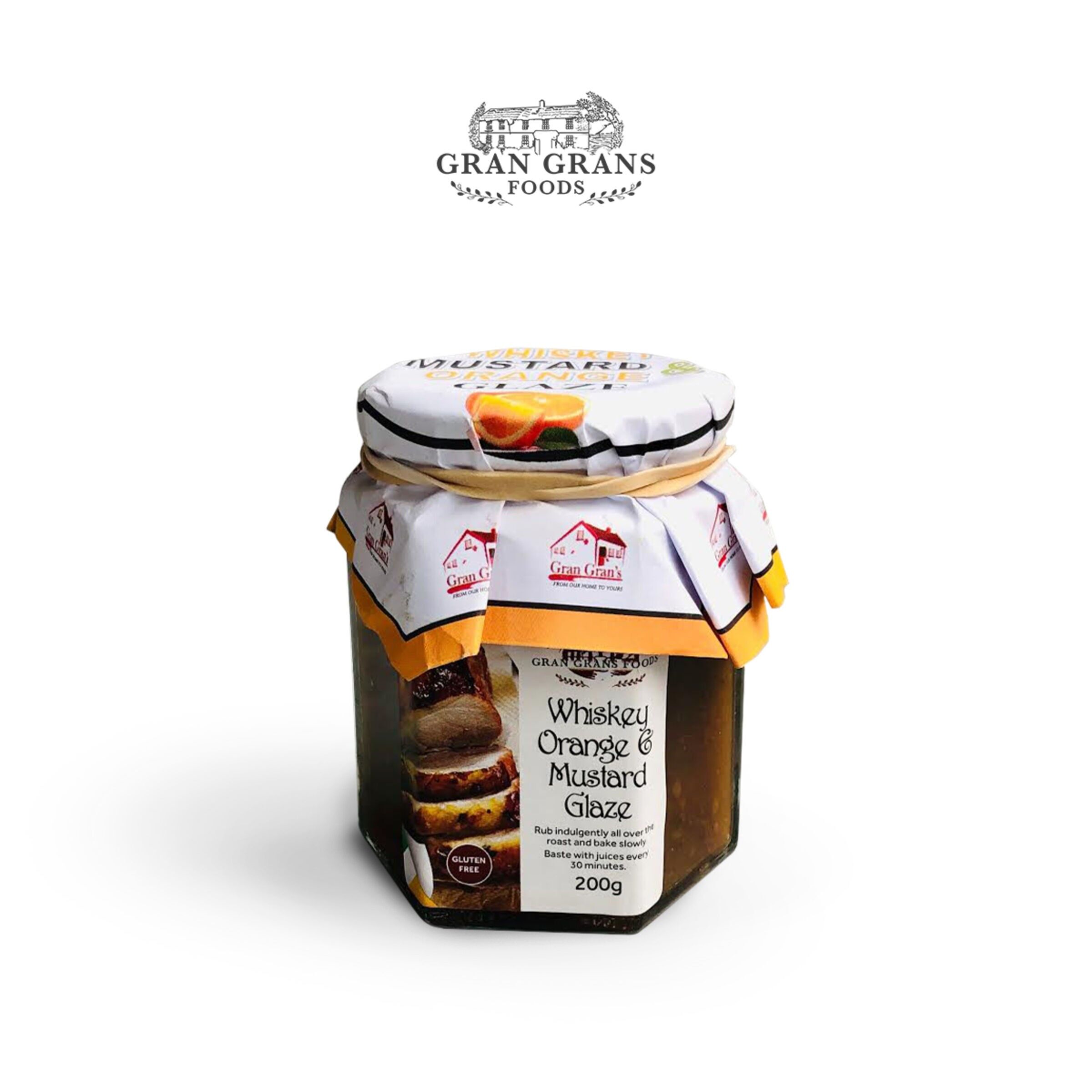 Glassa al whisky, arancia e senape