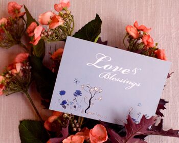 Carte postale amour et bénédictions 1