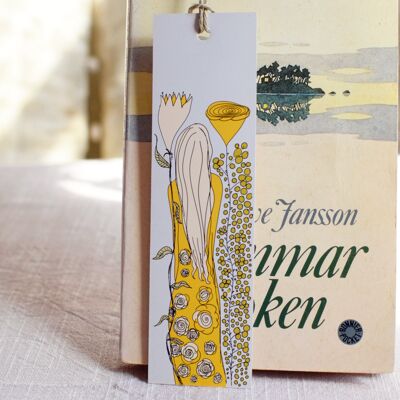 A Day in April bookmark, hemp lace