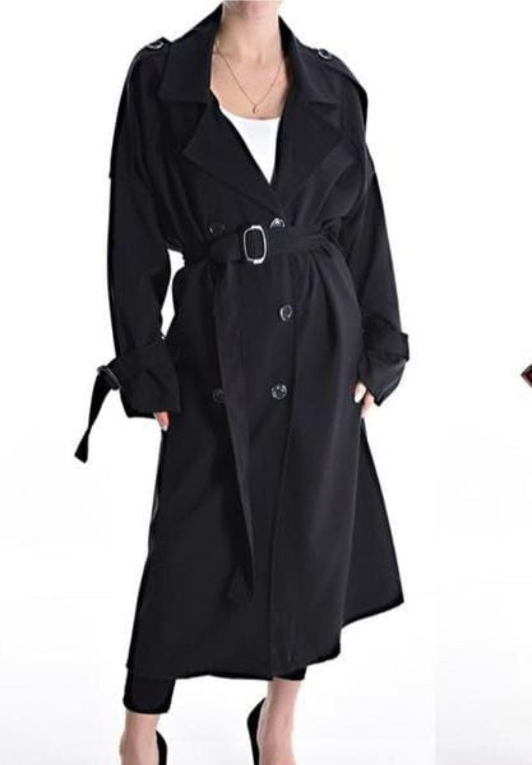 Trench con 6 bottoni