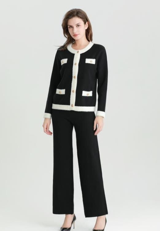 Set coordinato da due pezzi Lux Designer a 4 tasche