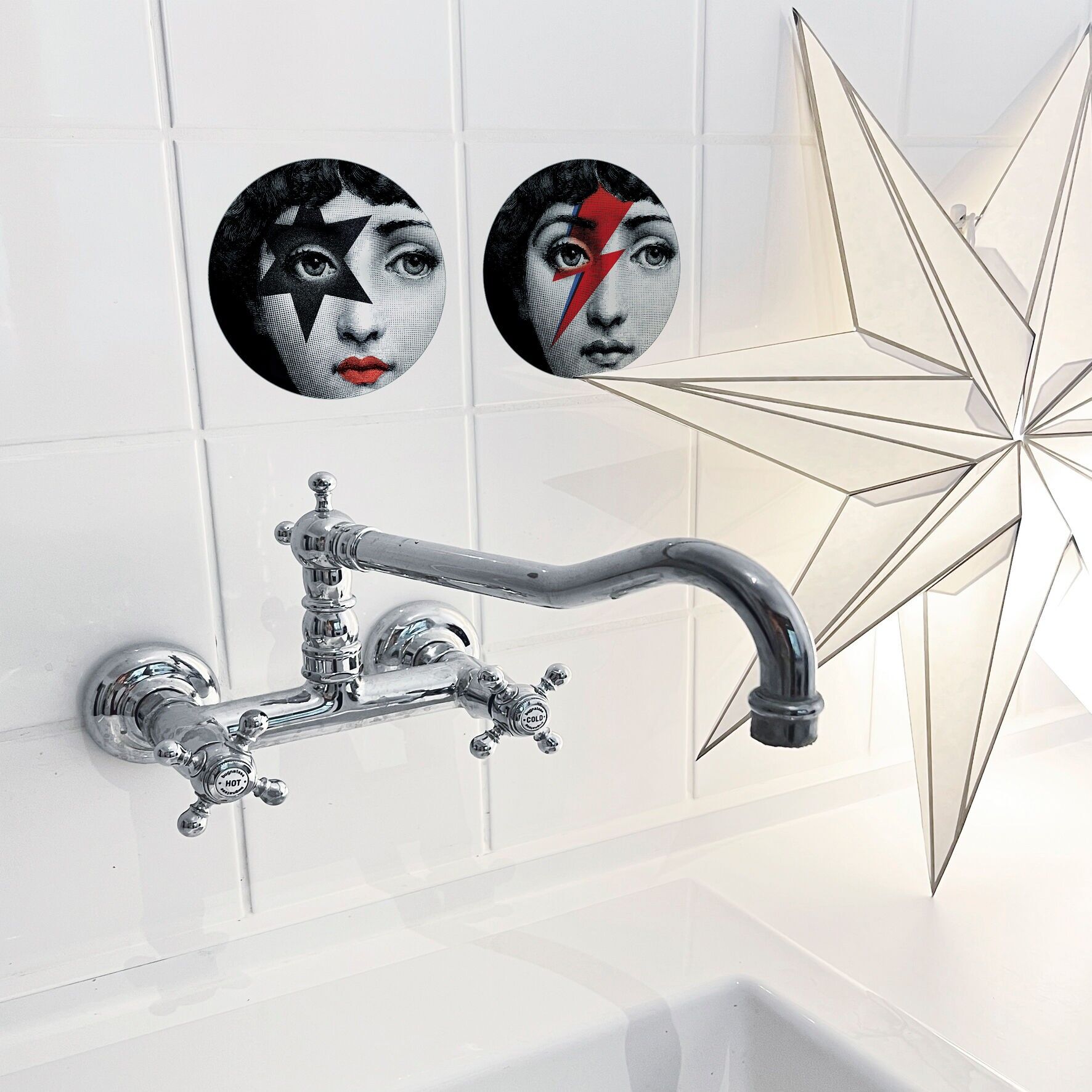 Lina Pop - Aufkleber für Fliesen