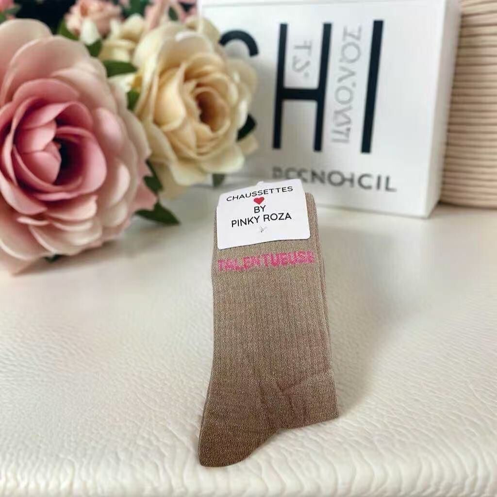 Chaussette a paillettes Haute