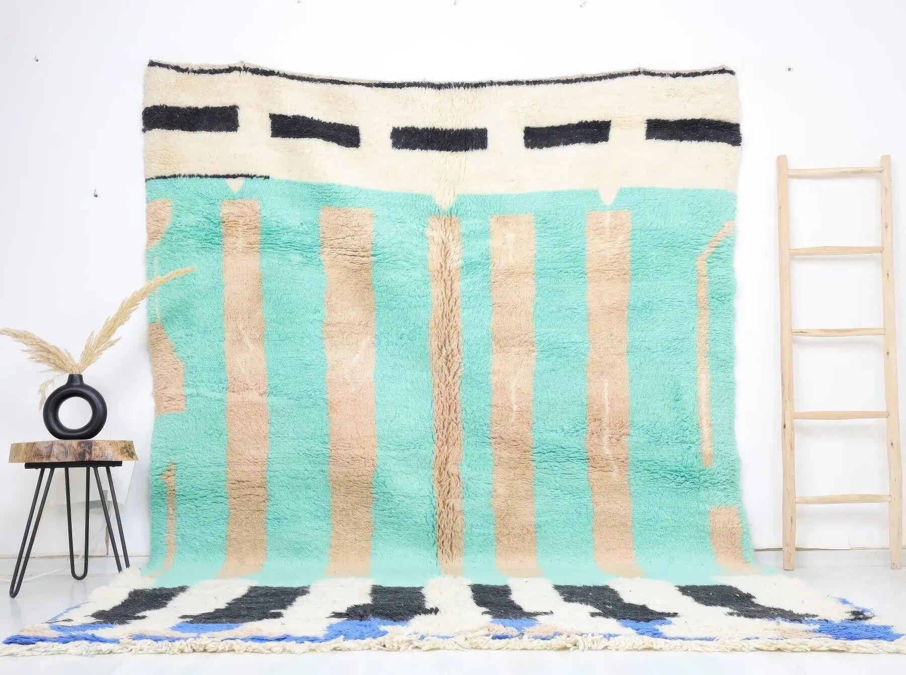 Autentici tappeti marocchini personalizzati – Tappeto Beni Ourain tessuto a mano – Su misura per il tuo stile