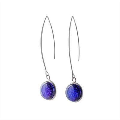 Vera blue dangling earrings