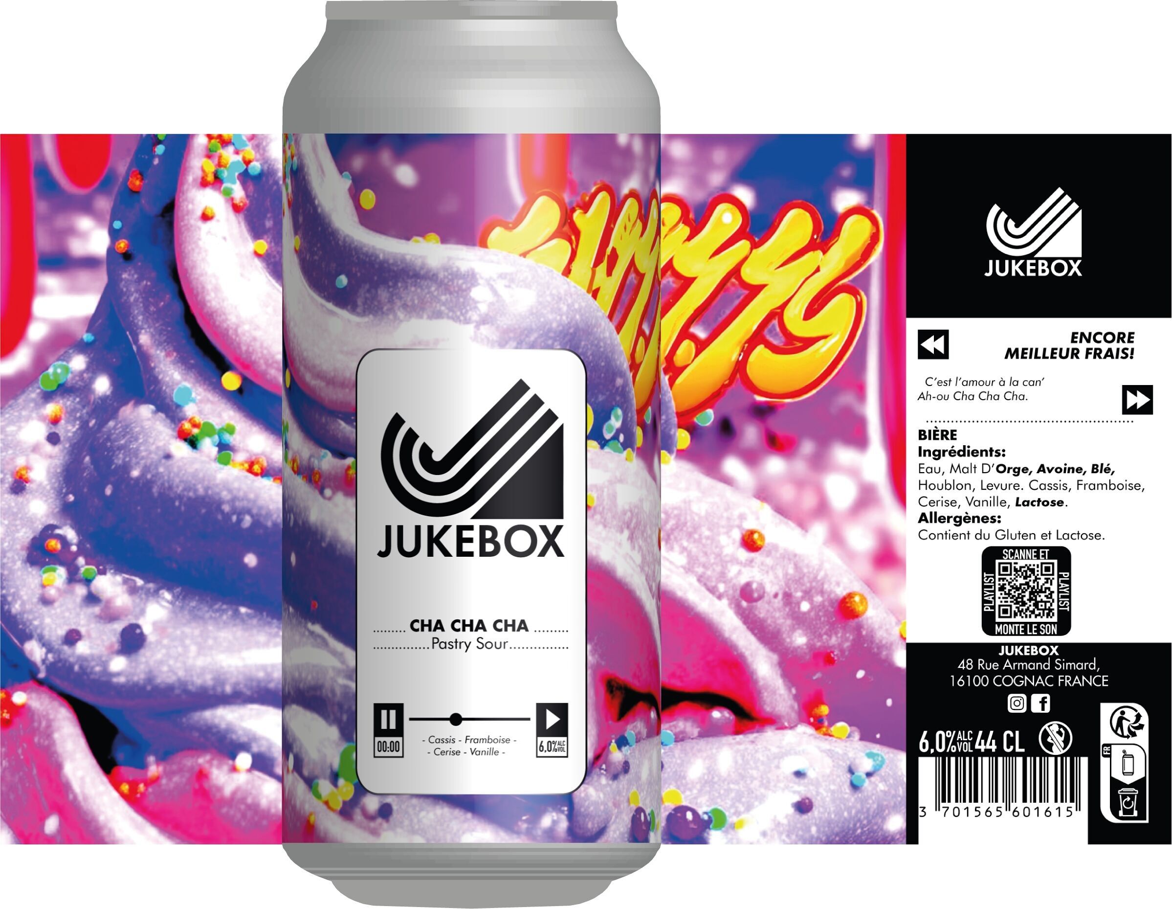 Cha Cha Cha - Gebäck Sauer - 44 cl