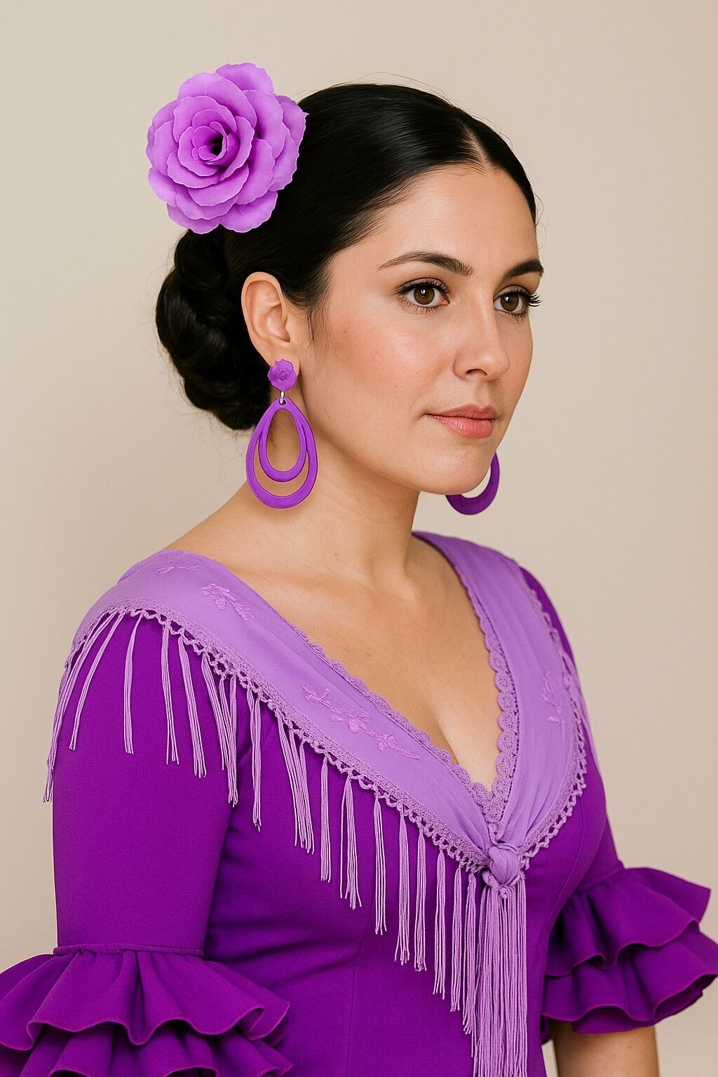 Fiore per capelli flamenco di Siviglia