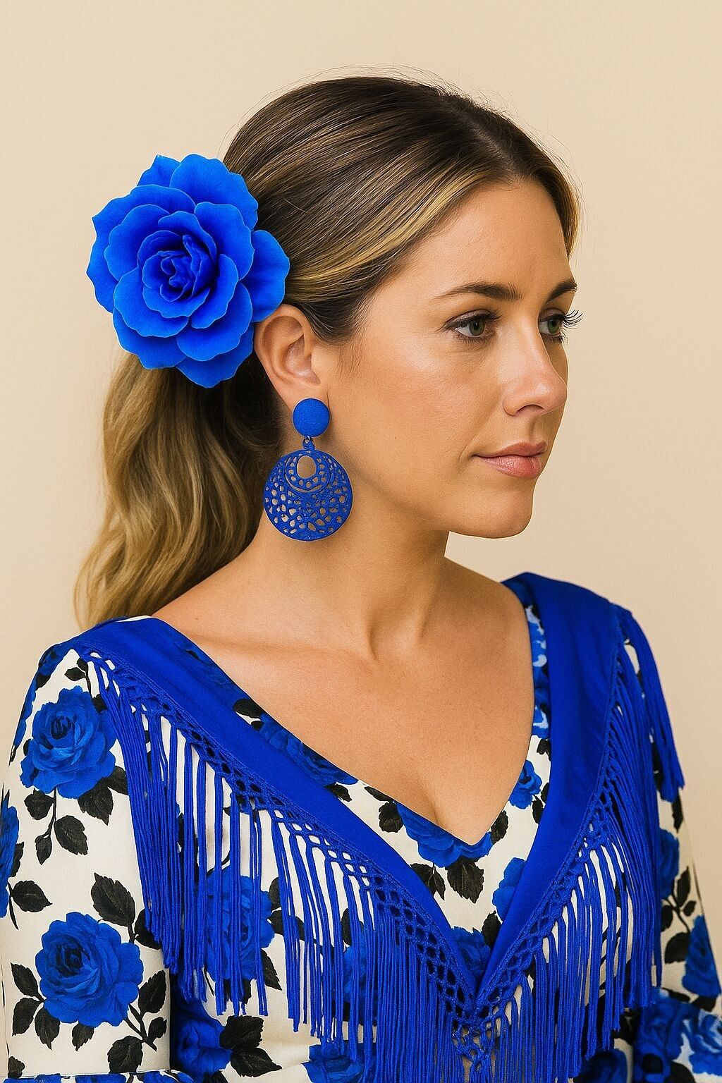 Fiore per capelli flamenco di Siviglia