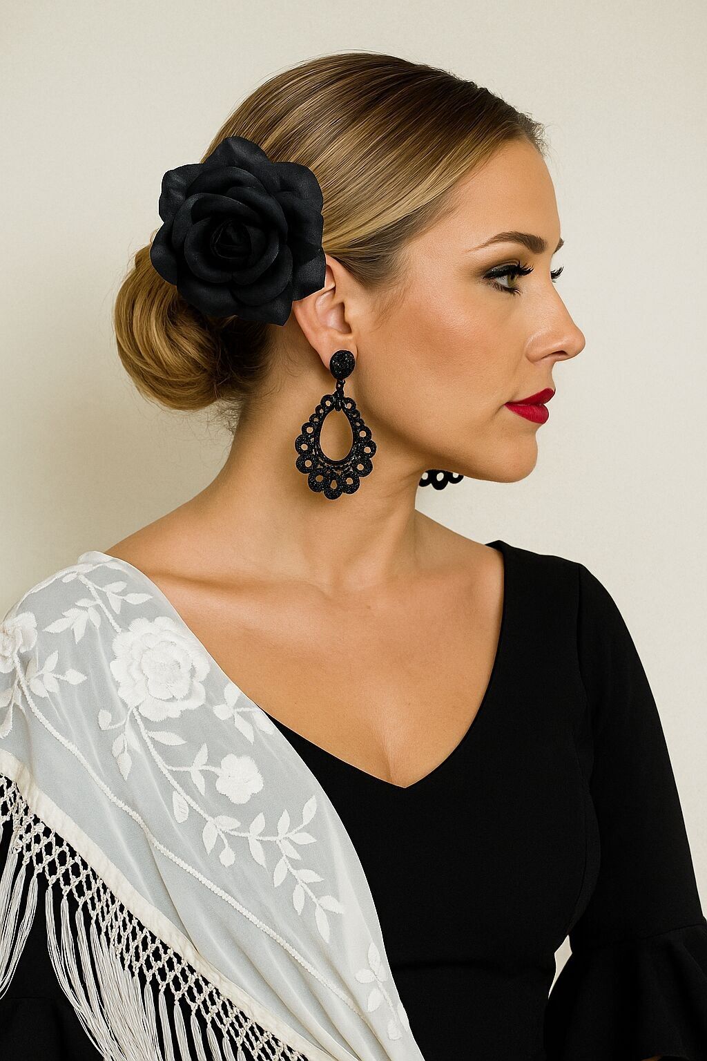 Fiore per capelli flamenco di Siviglia