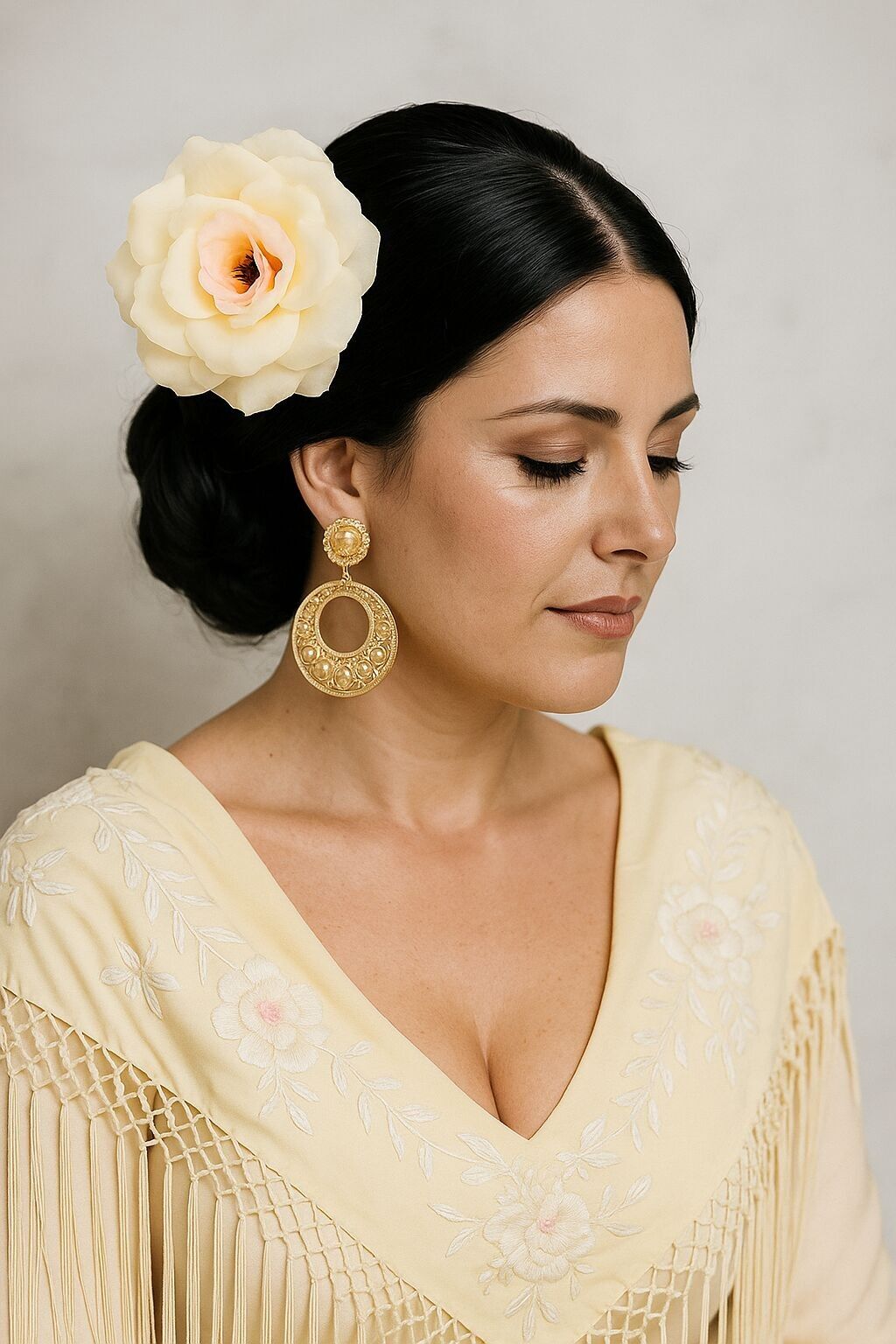 Fiore per capelli flamenco di Siviglia