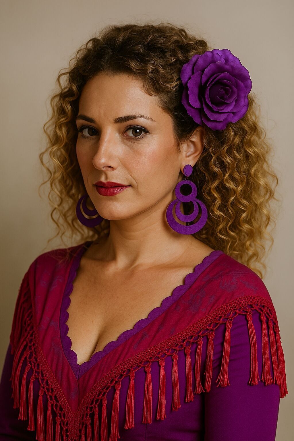 Flamenco Hair Flower from Sevilla