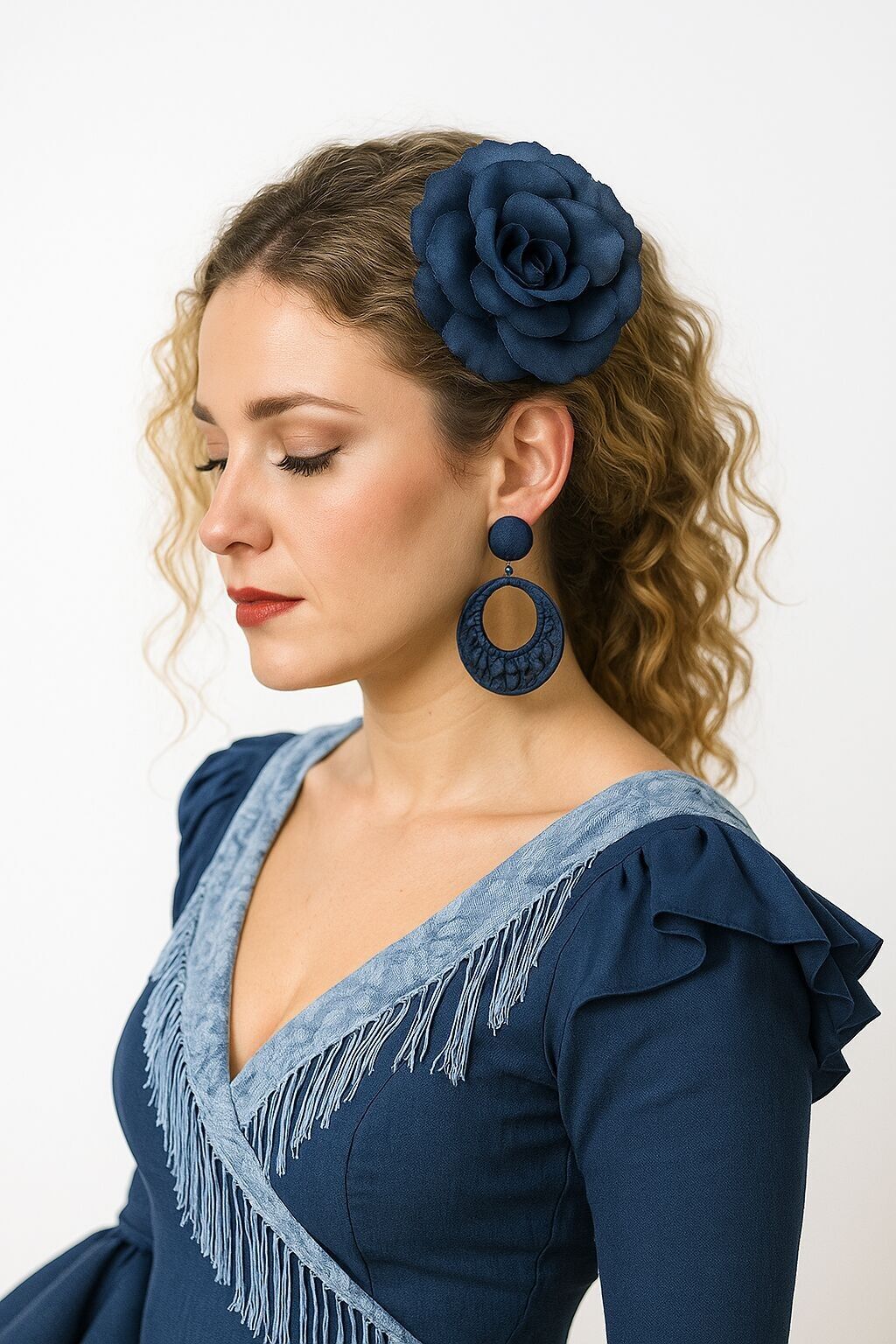 Fiore per capelli flamenco di Siviglia