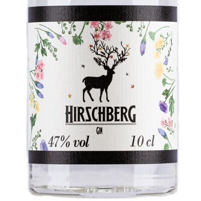 Gin Hirschberg 47% bottiglia da 100 ml