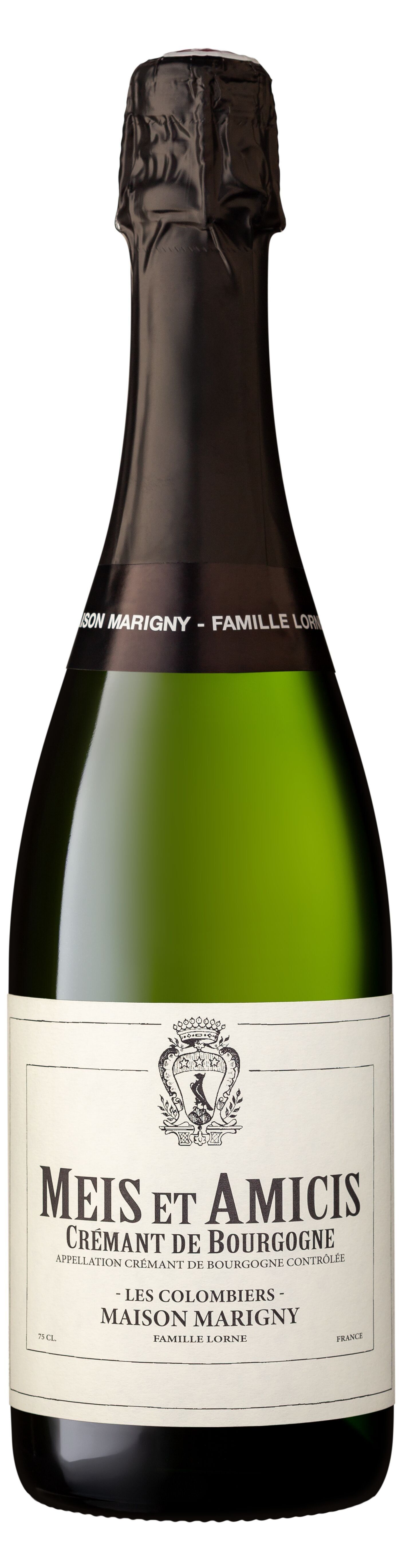 Les Colombiers - Crémant de Bourgogne Brut - Vin blanc effervescent 75CL