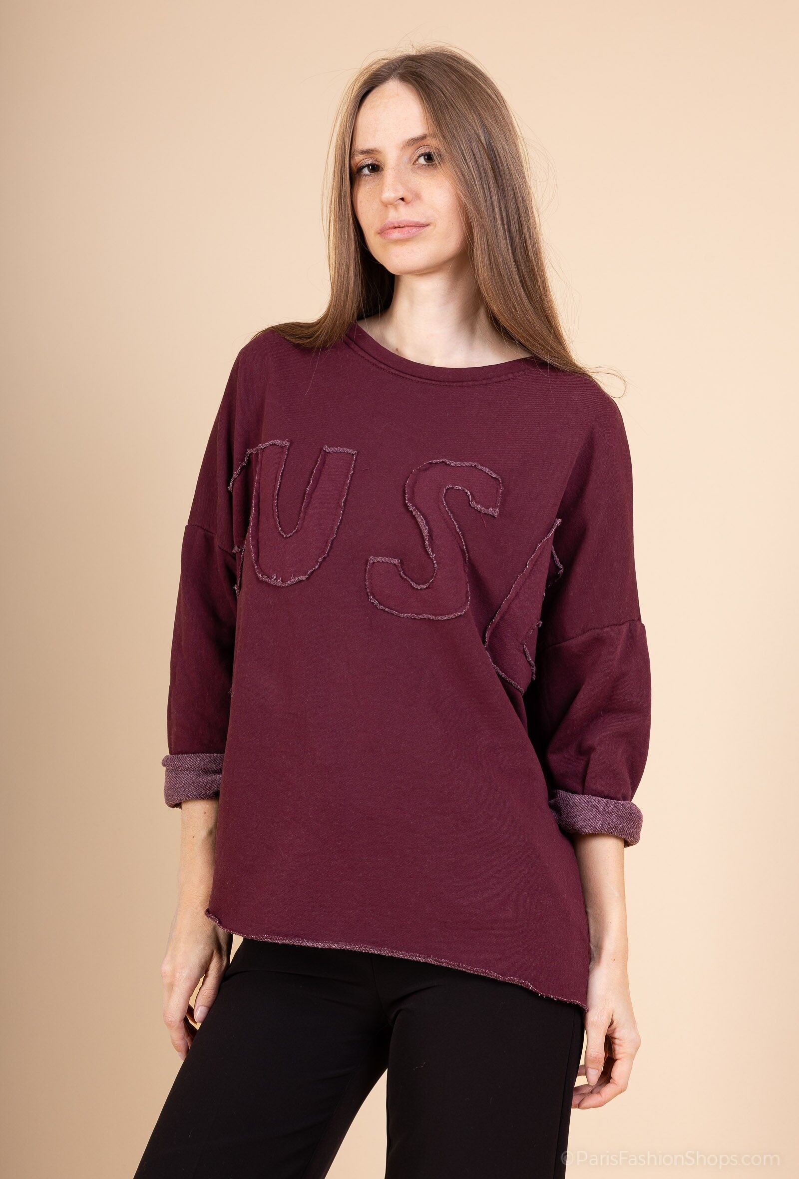 Sudadera « MUSE » en algodón doux PP2522