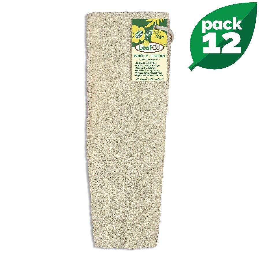 Whole Loofah | BULK Box of 12 | 5% Discount