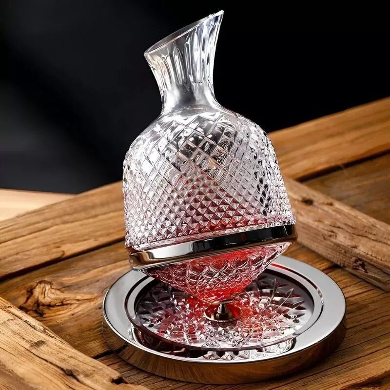 Rotating Alcohol Decanter