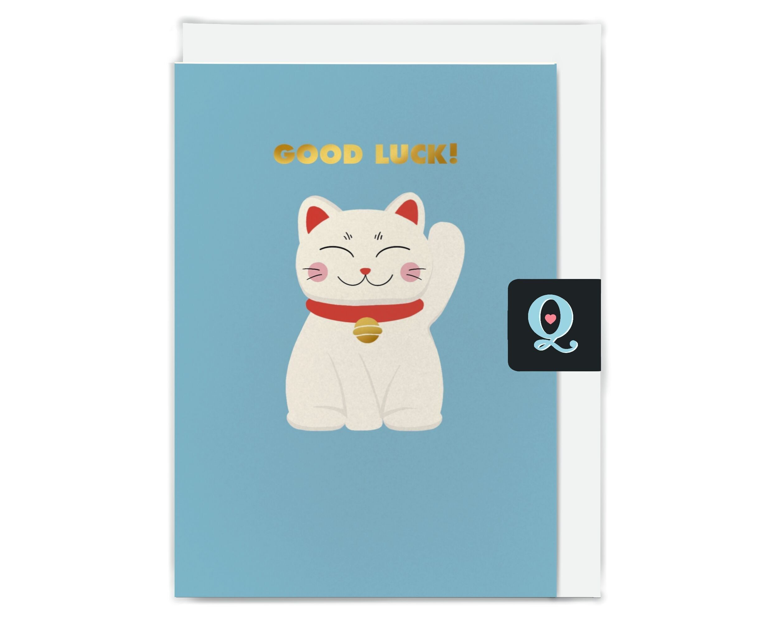 Carta portafortuna del gatto giapponese