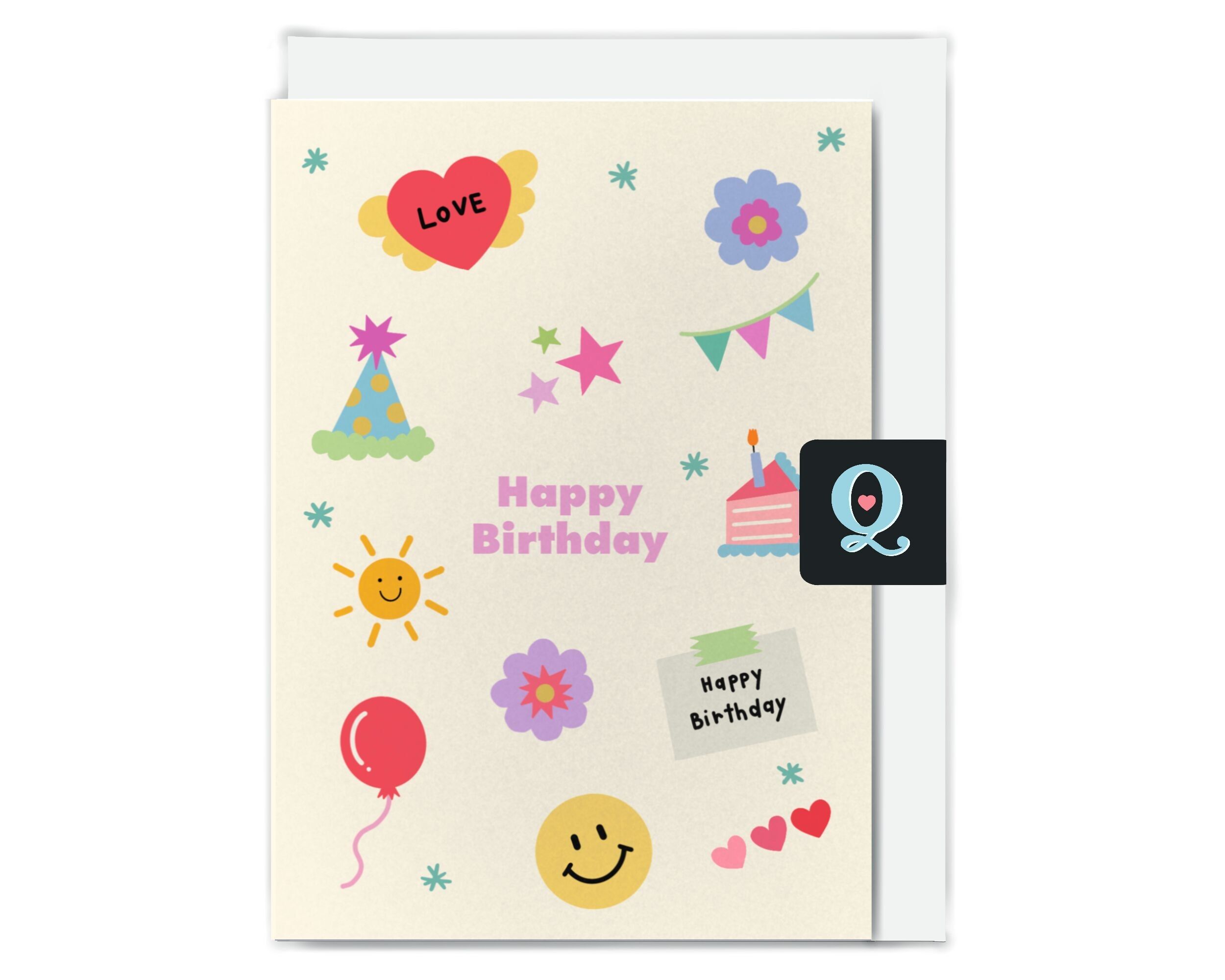 Biglietto di compleanno per l'ora della festa