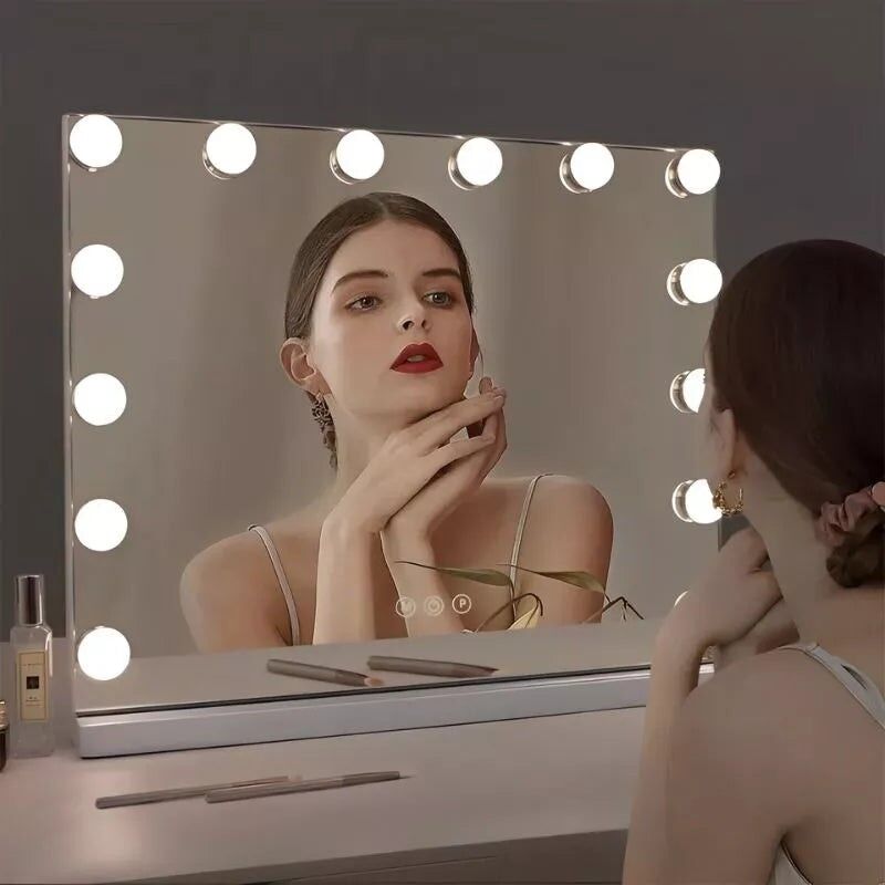 Professional Hollywood Star Makeup Mirror with 14 Bulbs