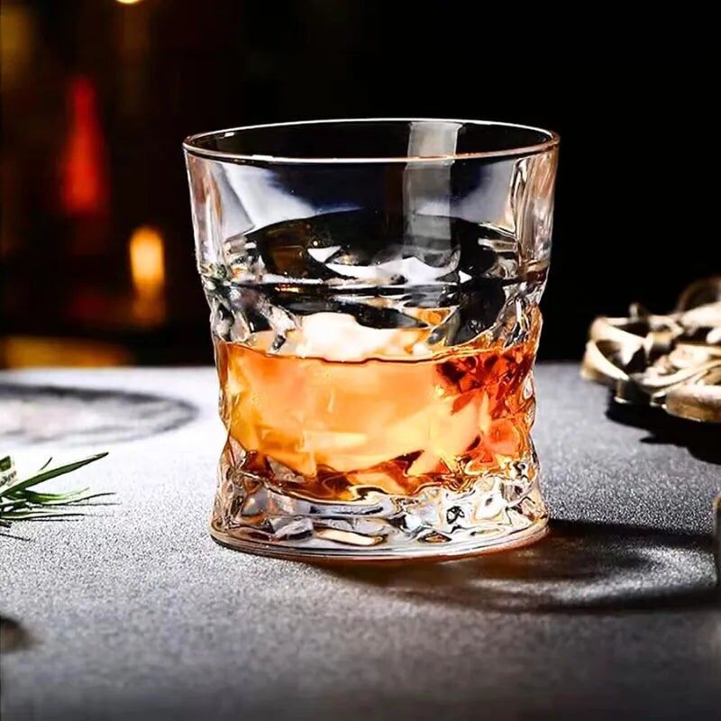 Diamond Whiskey Glass