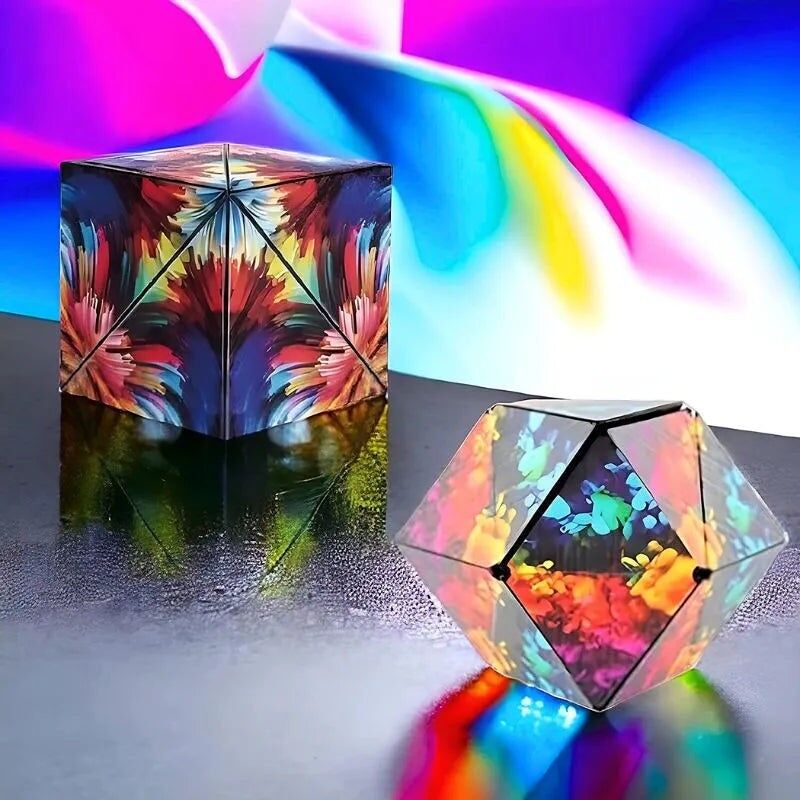 Magic Magnetic Cube Morph over 70 shapes