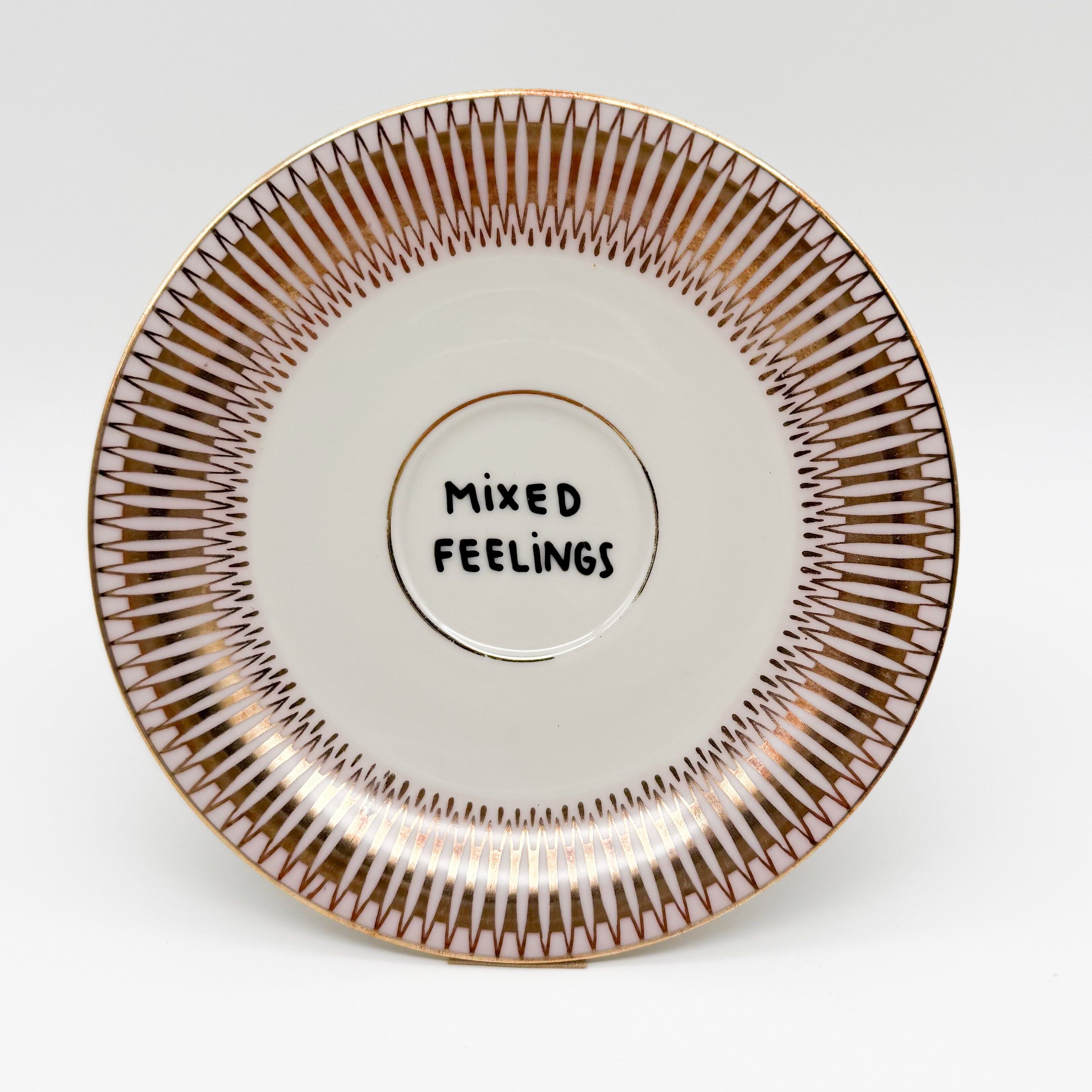 Wall plate small MIXED FEELINGS "rose gold"