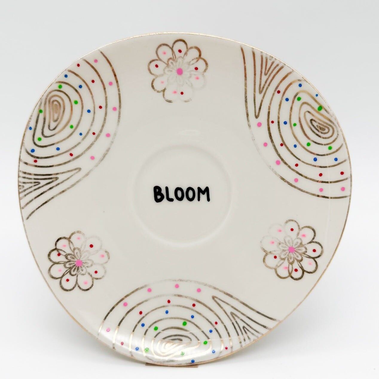 Wandteller small BLOOM "dots"