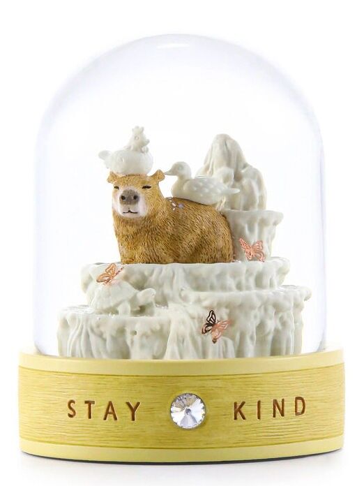 Boule à Neige avec Capibara, Symbole de Bonté et d'Amitié