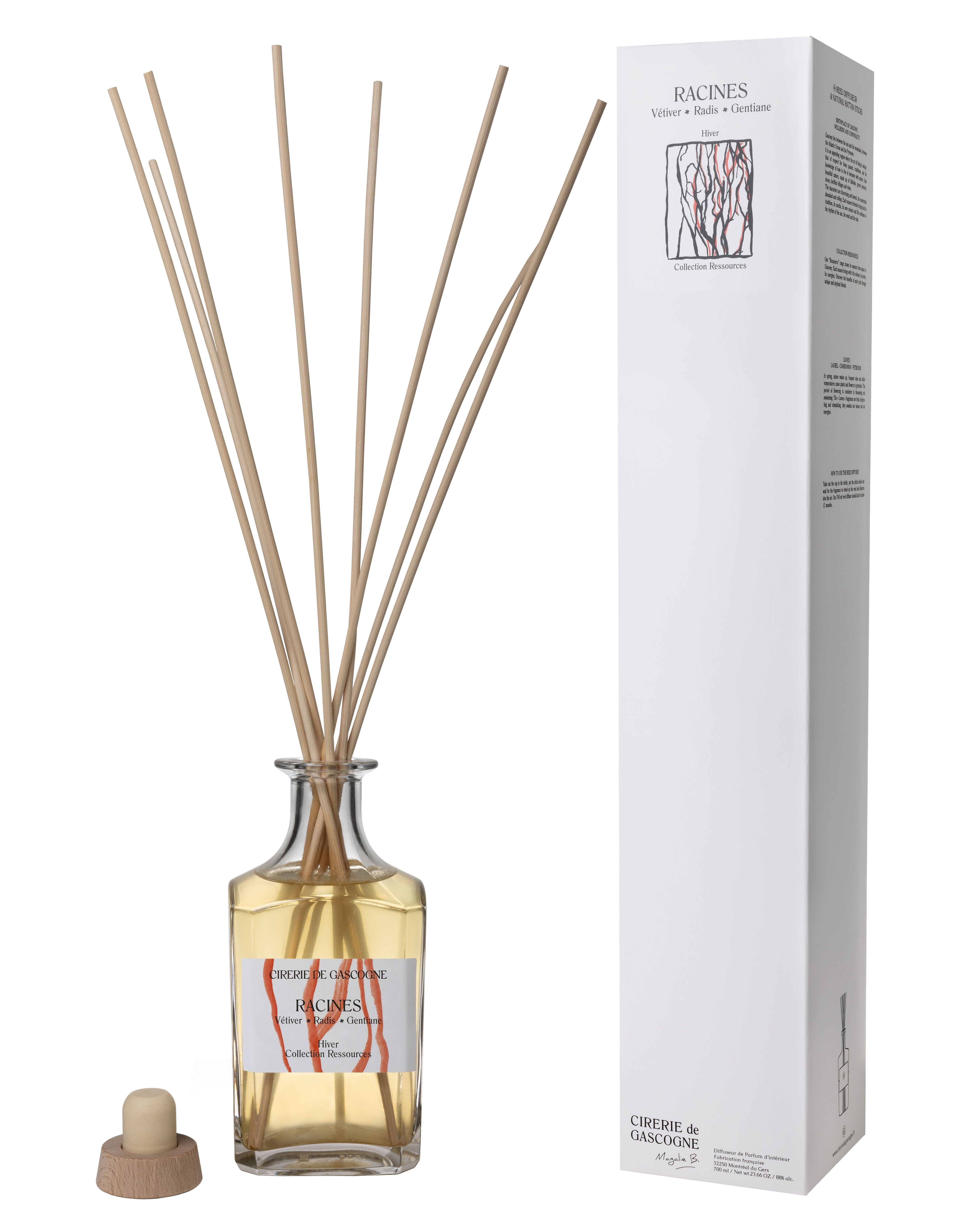 Diffusore di profumo in caraffa da 700 ml - Inverno - Radici