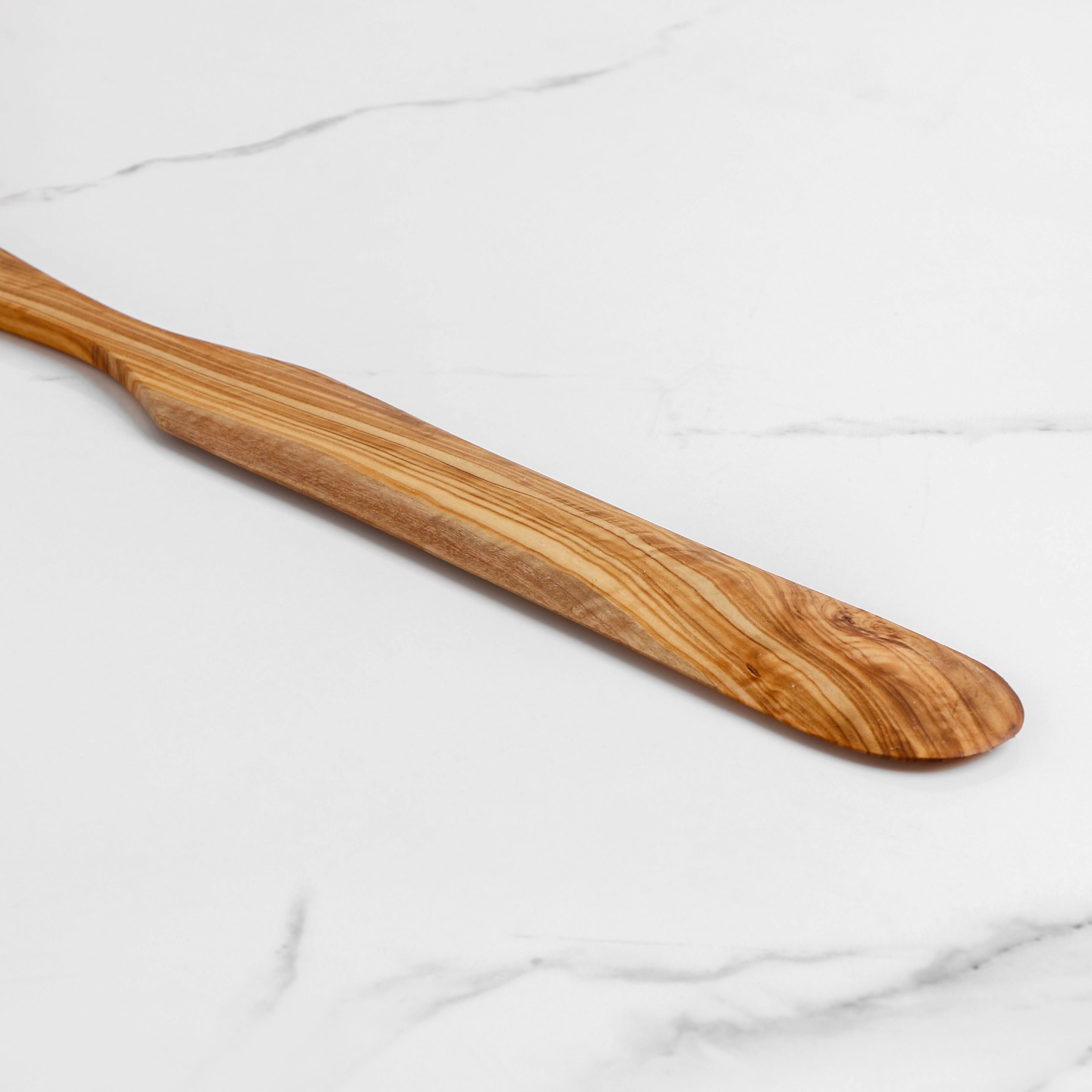 Spachtel für Crêpes in Holzolivier – Französische Handwerkskunst