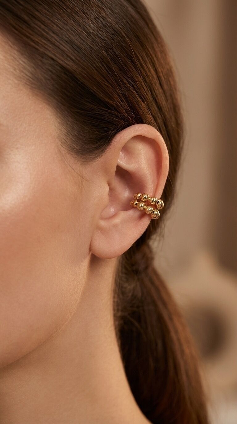 124AQ520 Orecchino in acciaio inossidabile