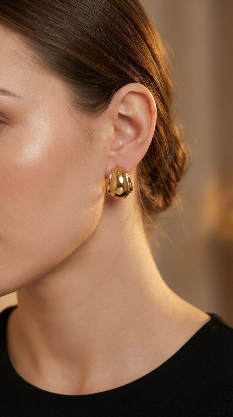 Orecchini in acciaio inossidabile 124AQ513