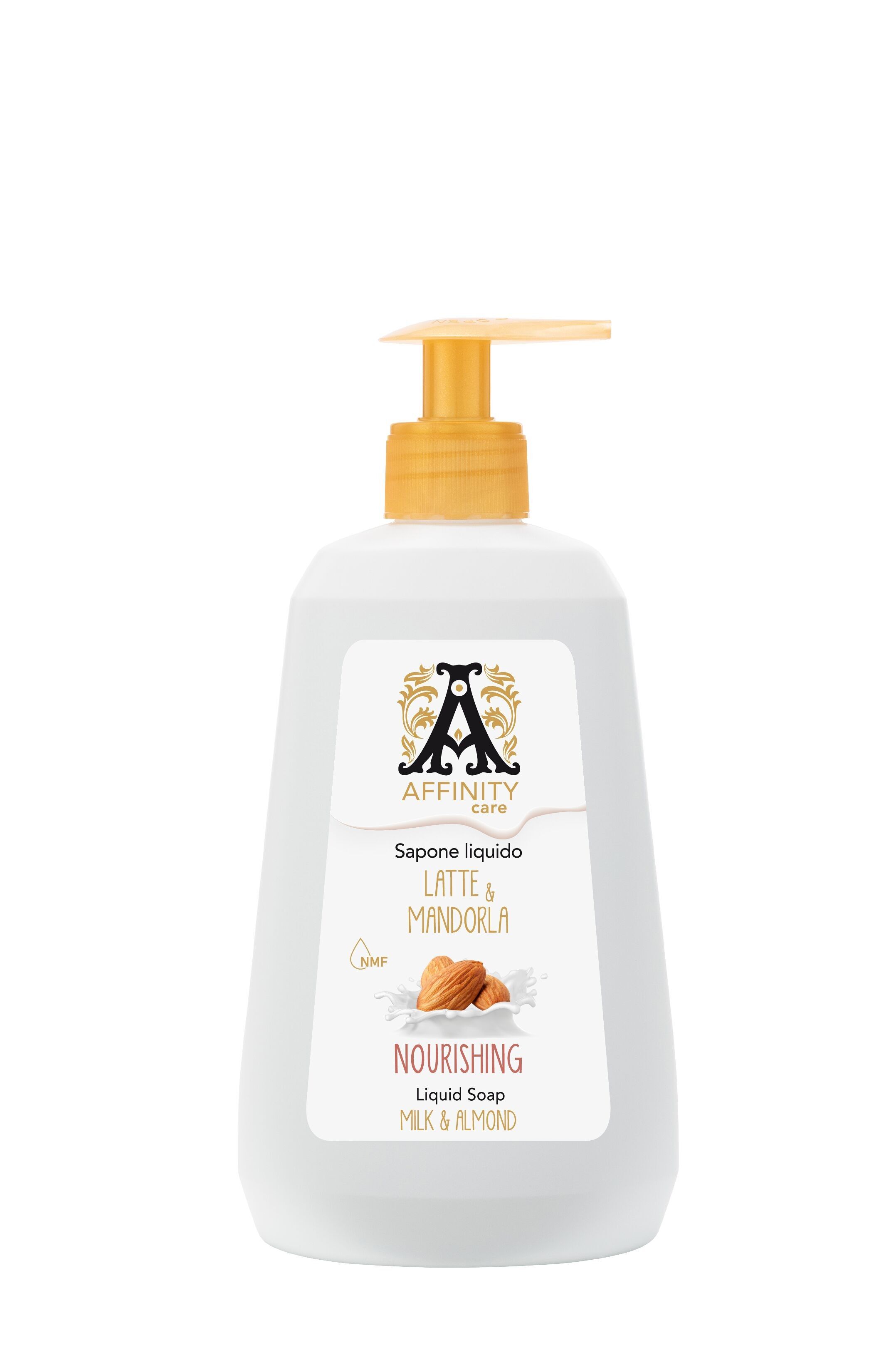 SAPONE LIQUIDO 500 ML LATTE & MANDORLA AFFINITY