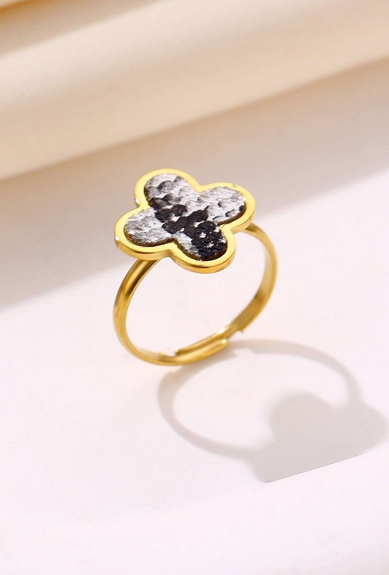 Anello regolabile in acciaio Yakout