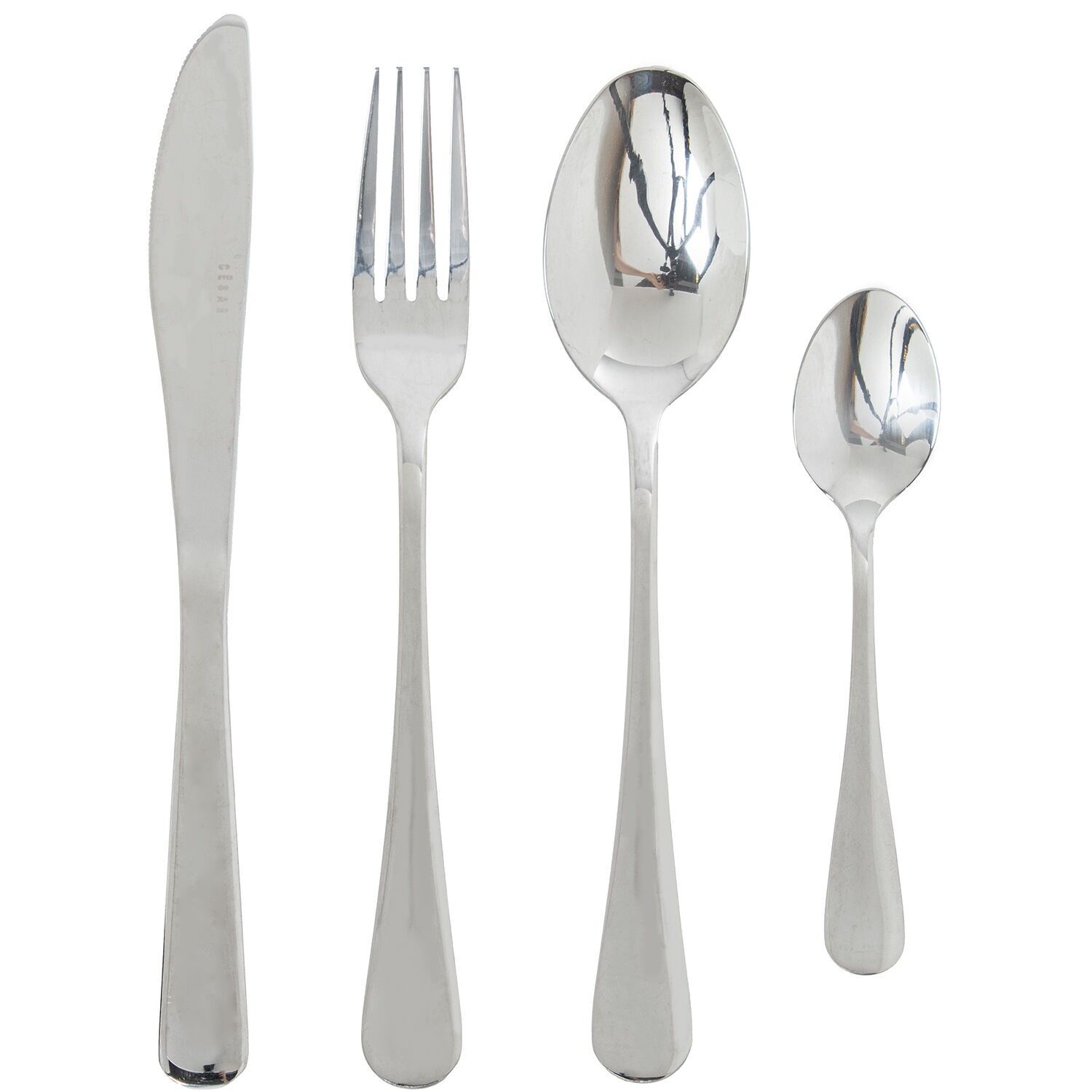 24-teiliges Besteckset, Edelstahl 18.0, poliert (marta), spülmaschinenfest ST310
