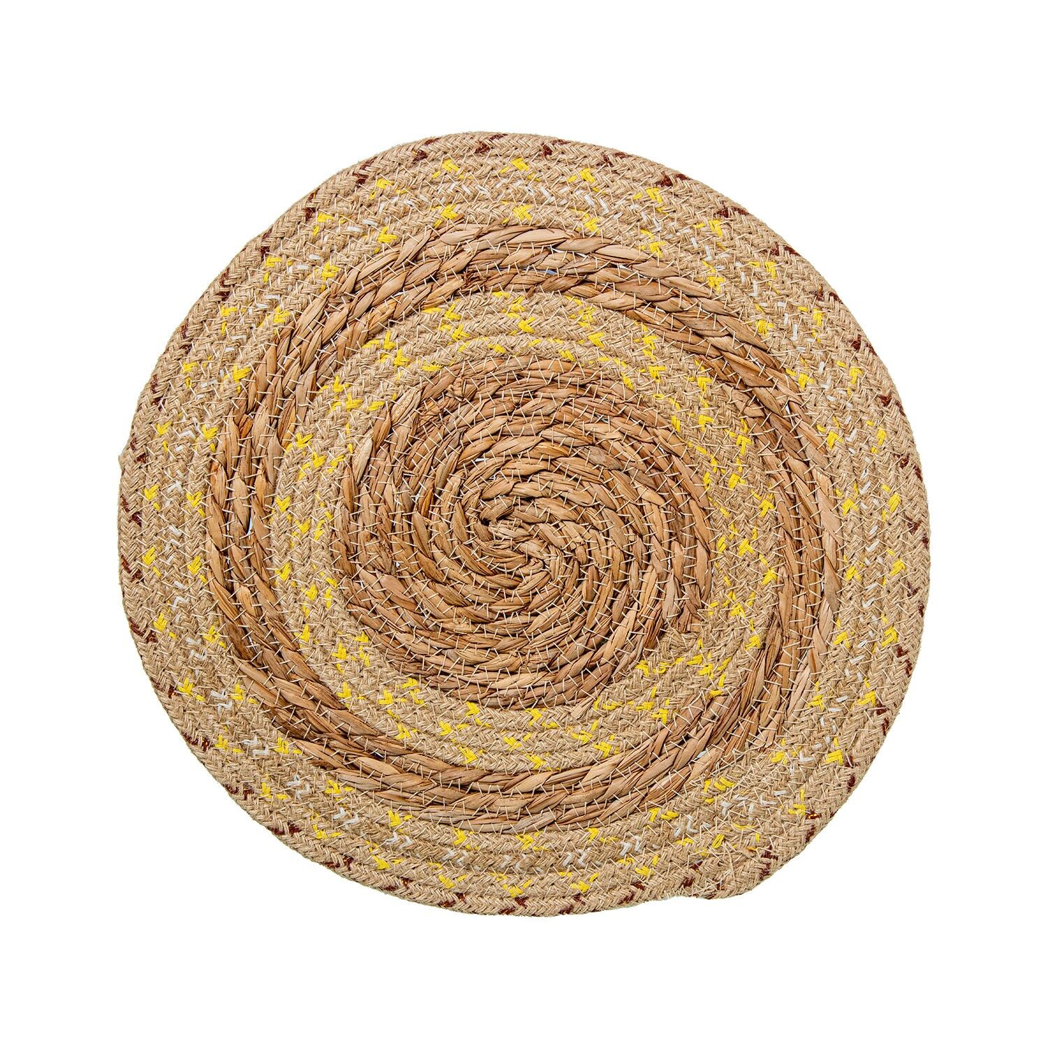 Platzset aus Naturweide, grün, 35 cm, ST3808
