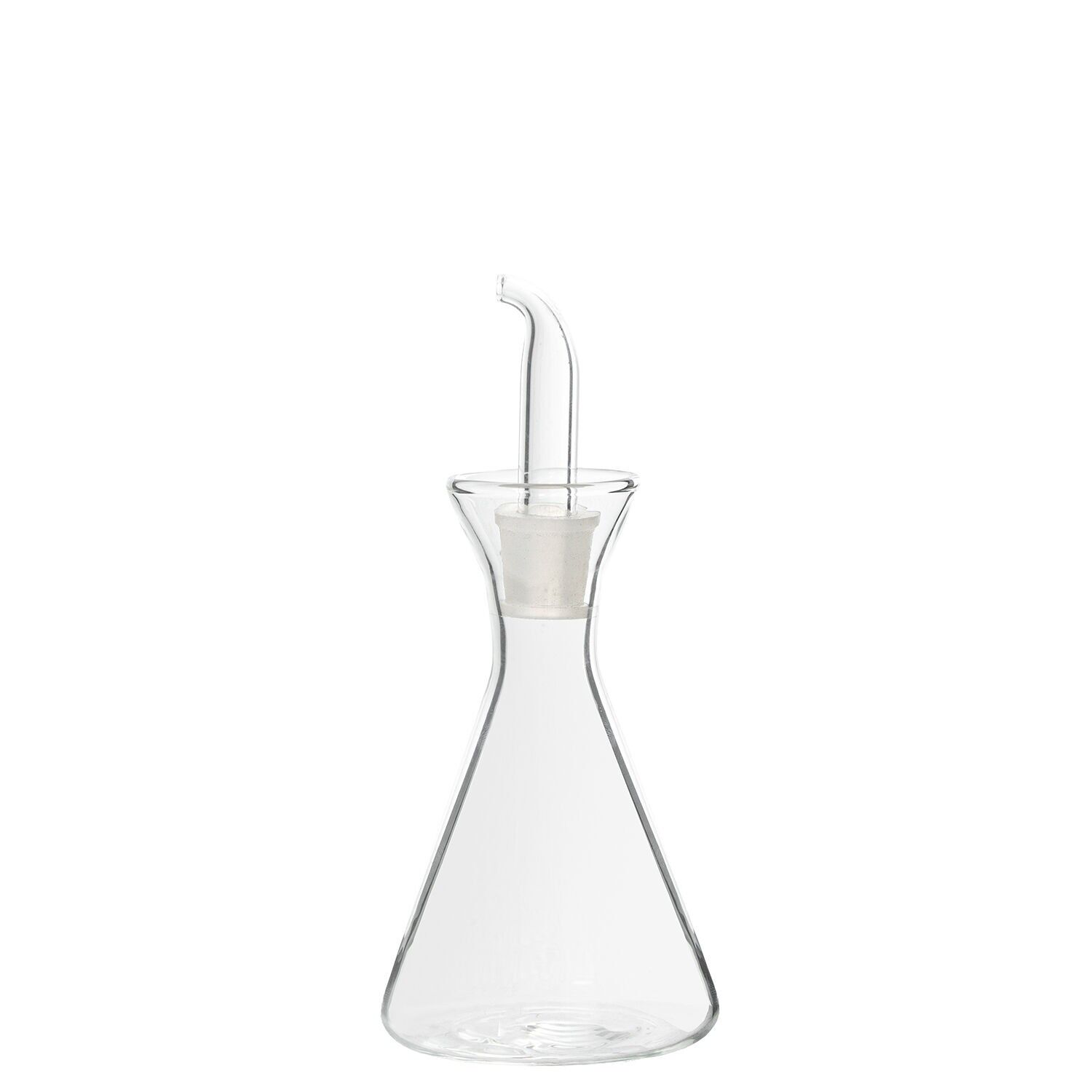 Aceitera cristal borosilicato125ml antigoteo 7x15cm 125ml ST10582