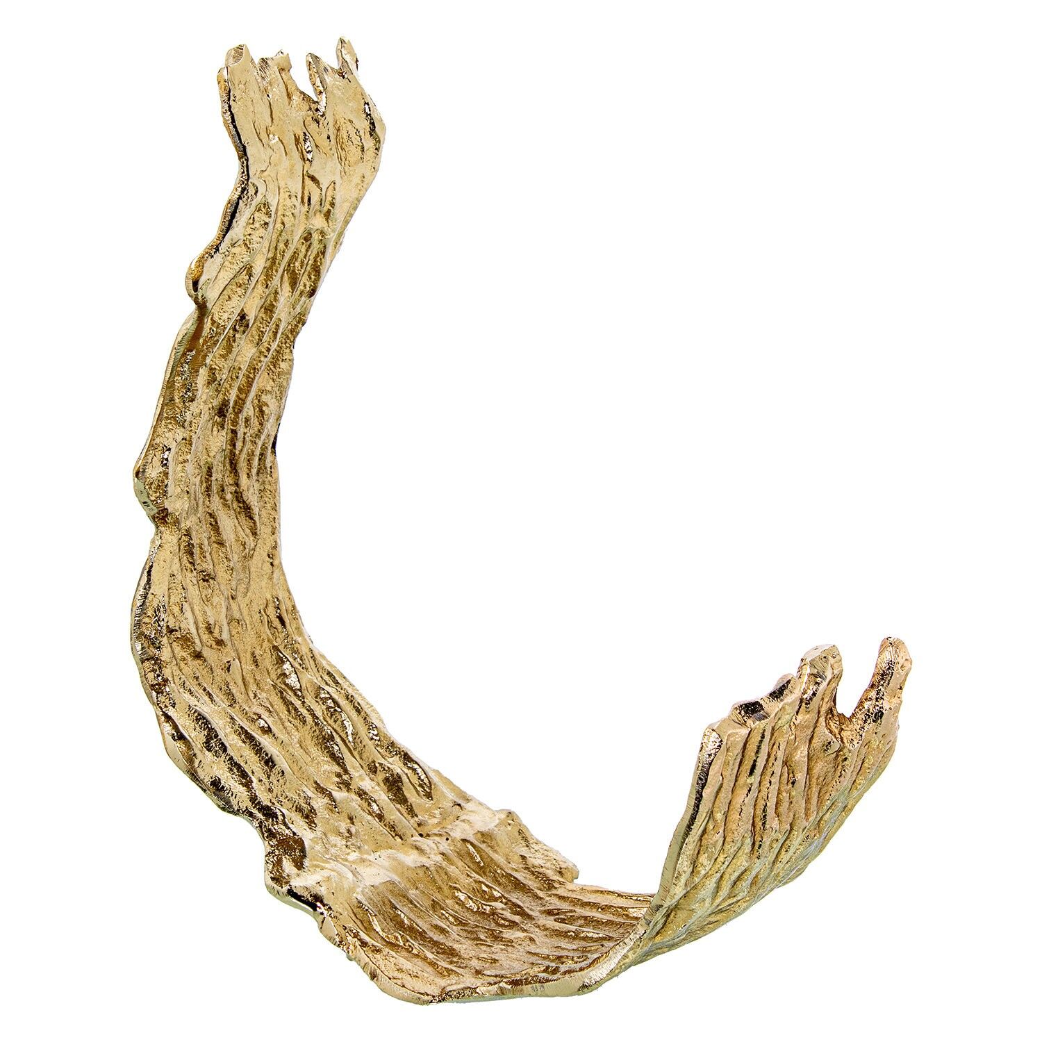 Tischdekoration aus goldenem Aluminium, 20 x 12 x 25 cm, ST10623