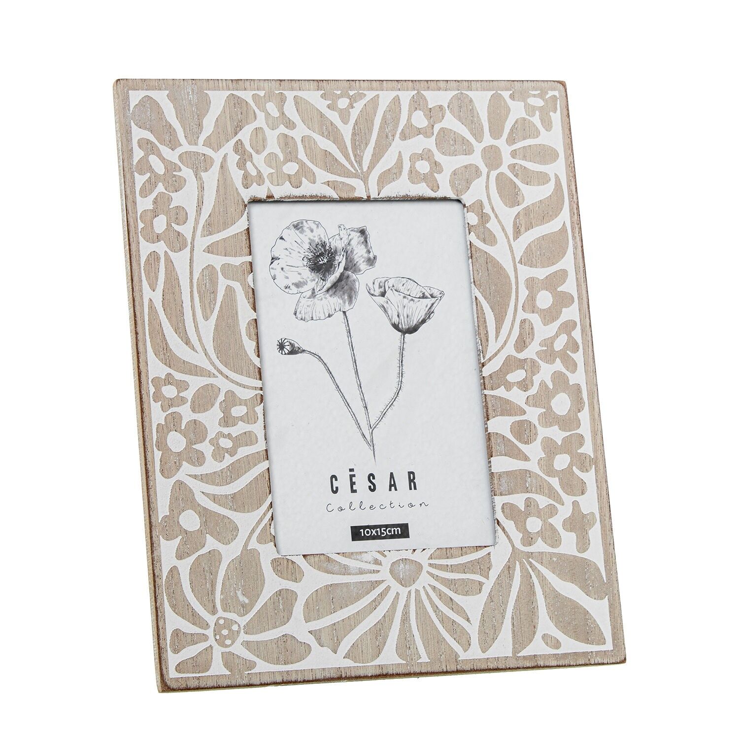 Bilderrahmen 10x15cm Holz 19x24x0,9cm ST25076