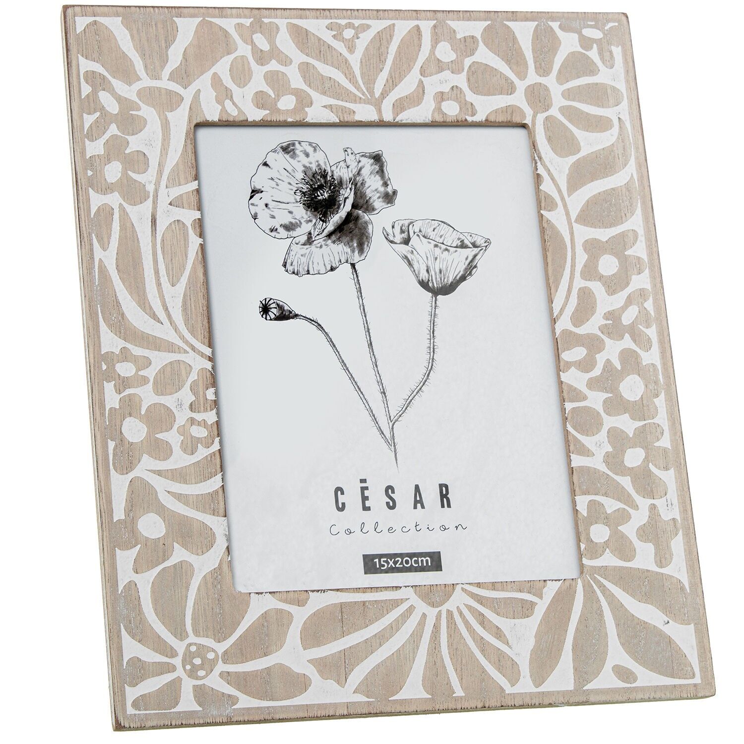 Bilderrahmen 15x20cm Holz 24x29x0,9cm ST25077